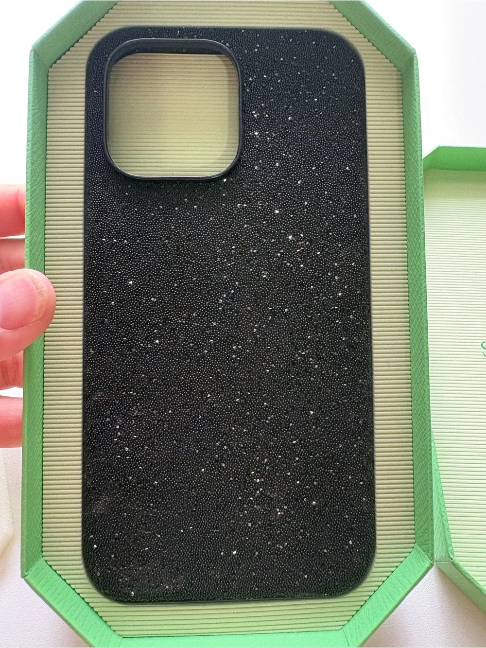 Black Glitter Protective Phone Case - Sparkle Design